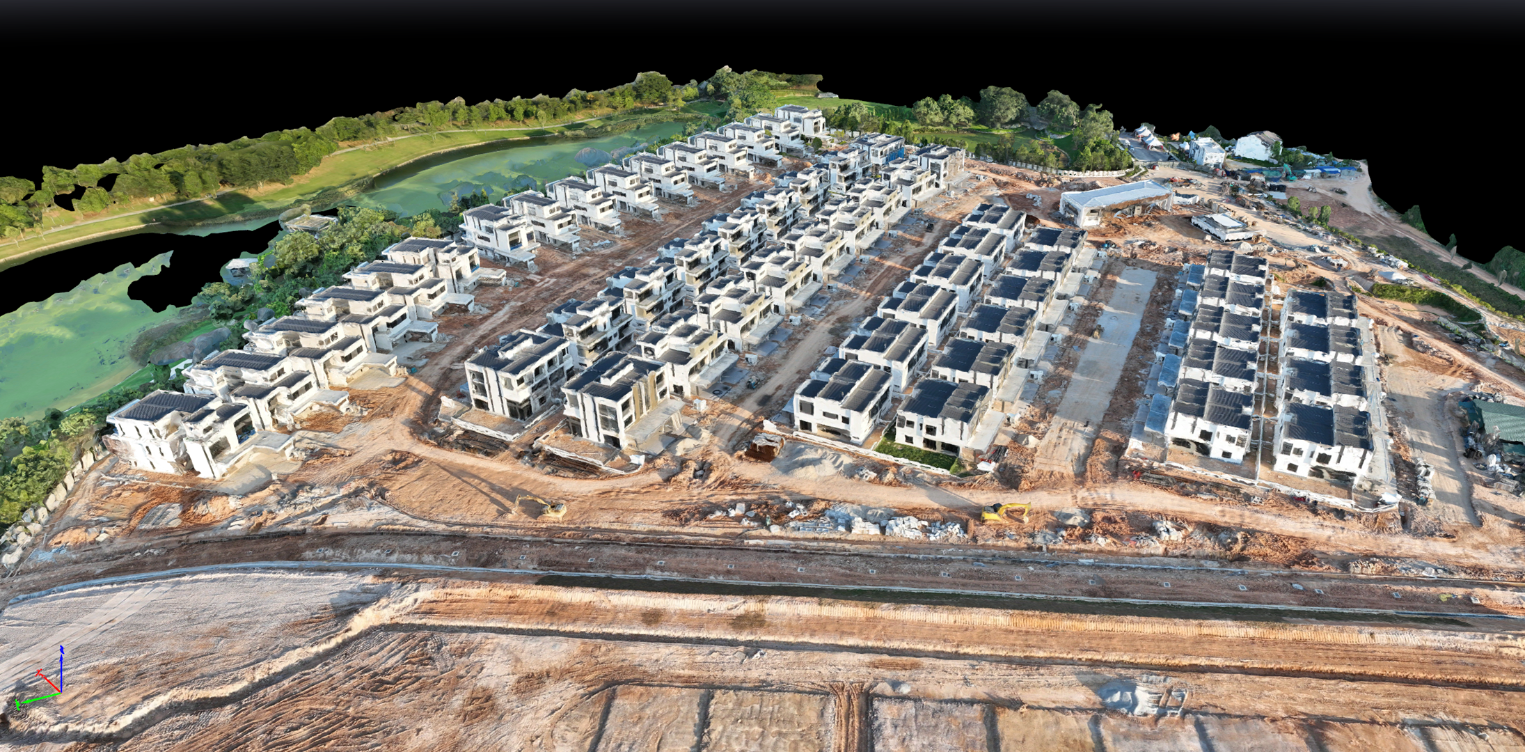 Professional 3D mesh models and digital elevation models