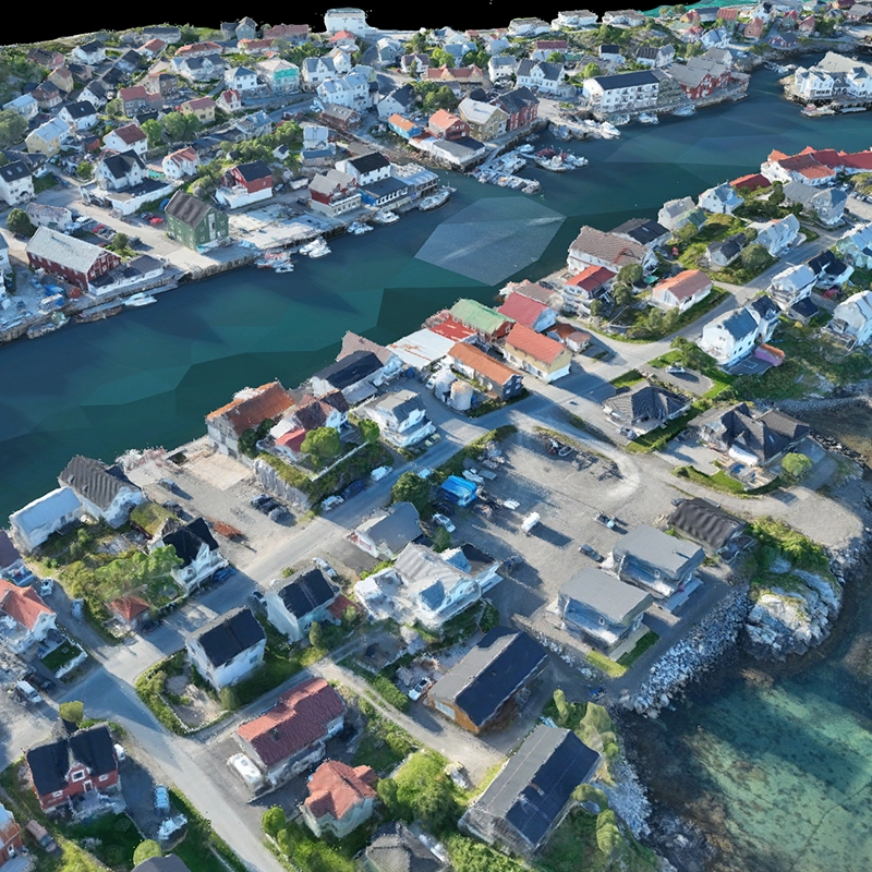 3D textured mesh sample 2 - Infrastructure visualization