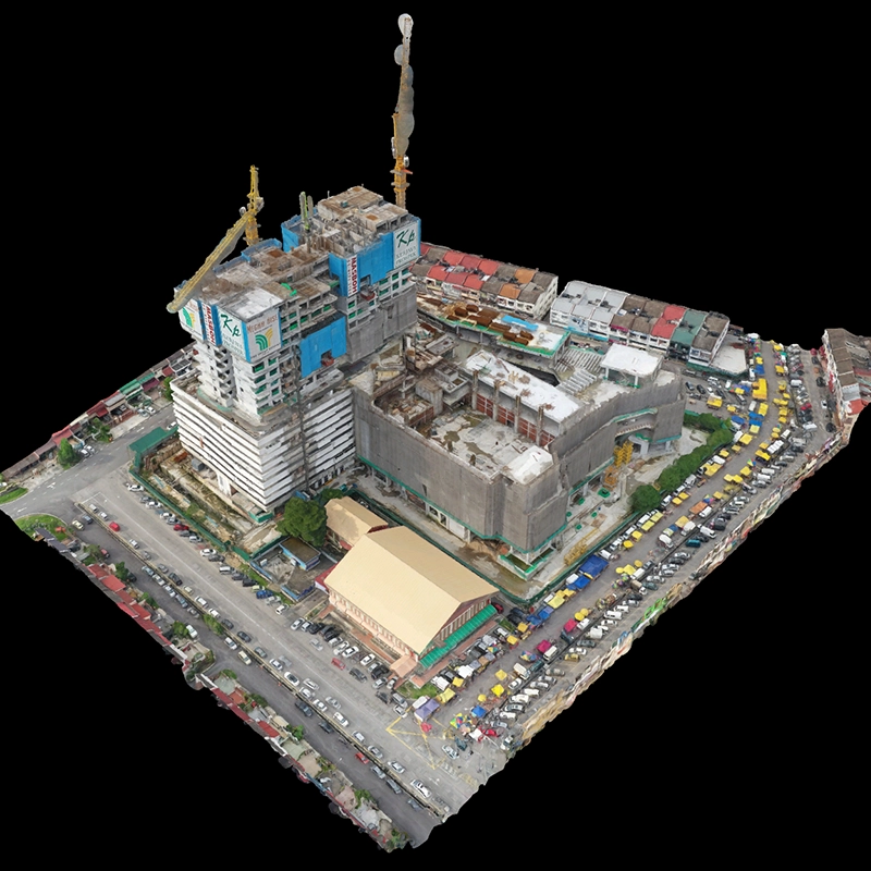 3D textured mesh sample 3 - Architectural detail capture