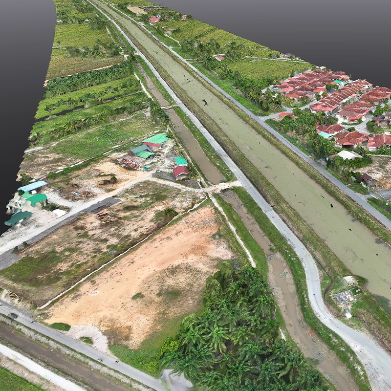 3D textured mesh sample 5 - Digital twin visualization