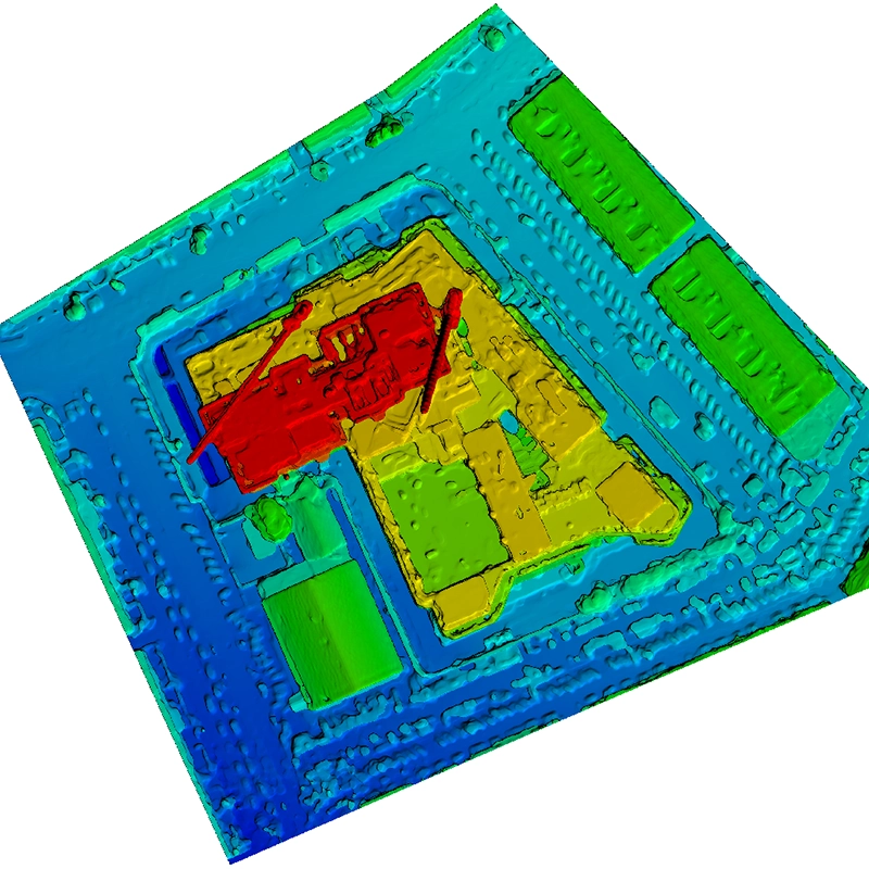 DSM/DTM sample 3 - Contour mapping