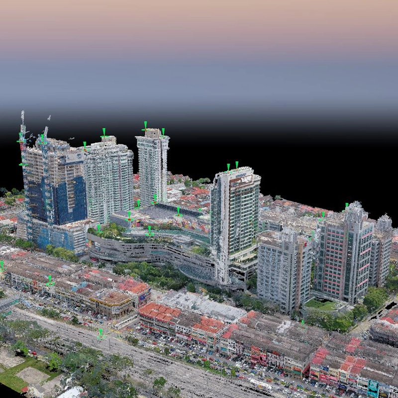 3D point cloud sample 3 - Infrastructure detail