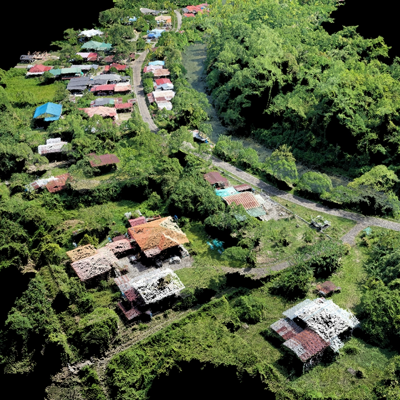 3D point cloud sample 5 - Building structures