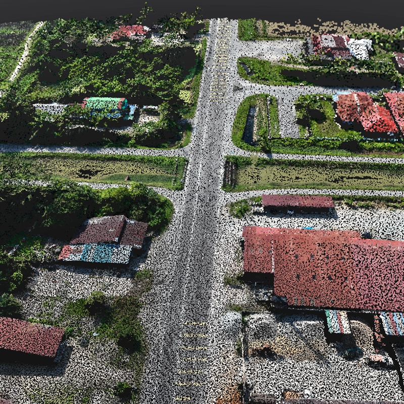 3D point cloud sample 7 - Construction site analysis